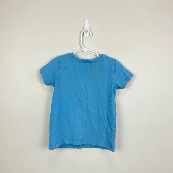 Hanna Andersson Blue Rocket Ship Tee 120 cm 6-7 - Picture 5 of 5